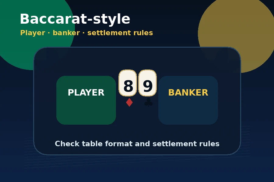 Dhan365 baccarat style casino category guide visual