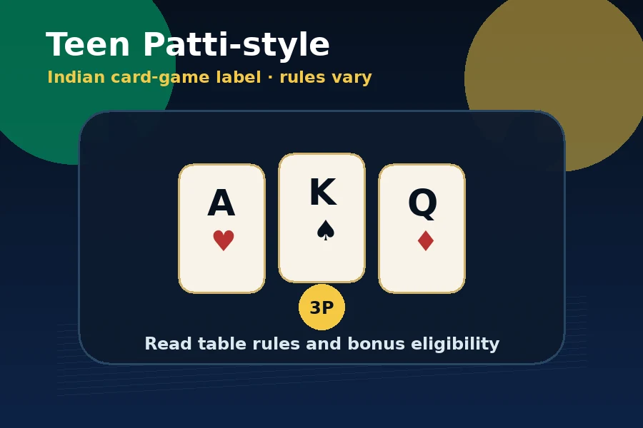 Dhan365 Teen Patti style game category guide visual